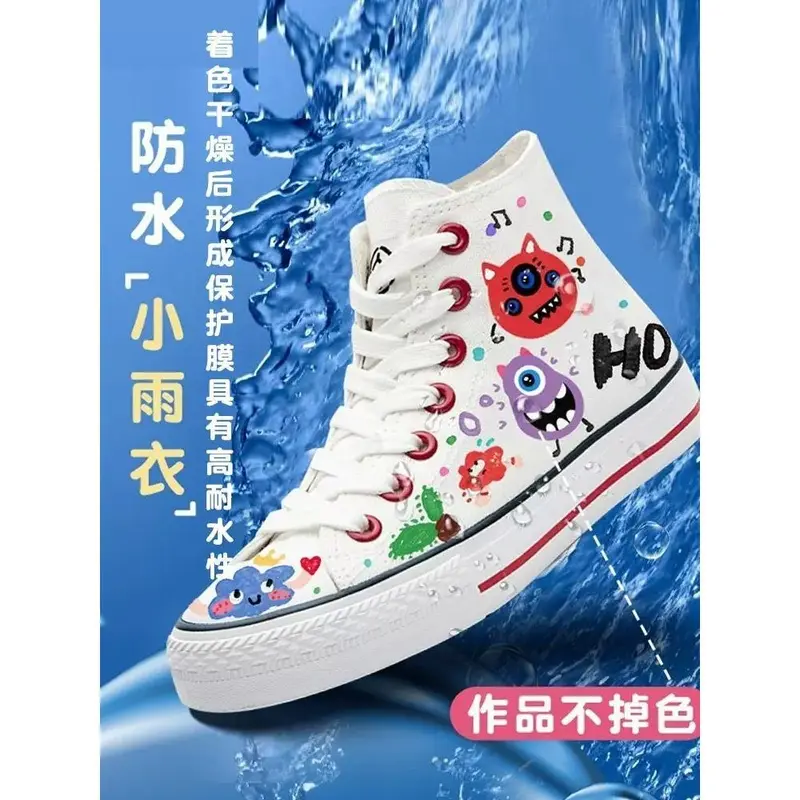 Bộ Bút Đánh Dấu Acrylic, Phổ Biến, Không Độc Hại, Có Thể Giặt Được, Thích Hợp Cho Trẻ Em, Bút Màu Nước, Chỉ Dành Cho Học Sinh Tiểu Học, Chủ Đề Nghệ Thuật 6