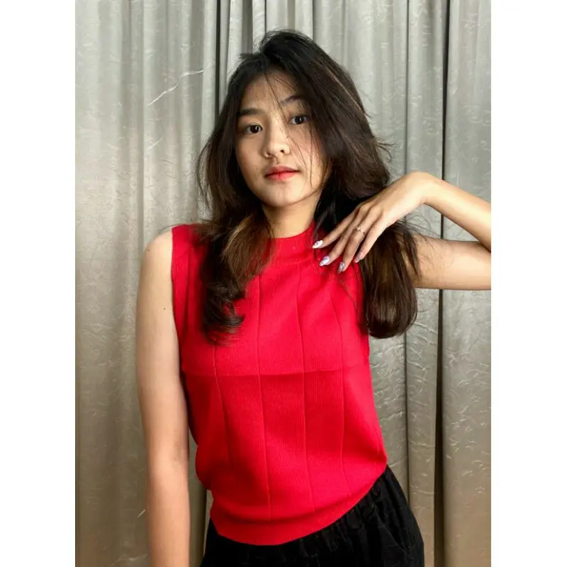 HYPEPOPCO - Brynlee Tank Top Turtleneck Tanktop Y2K Ulzzang Douyin 6