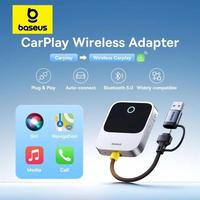 Gambar Baseus Prime Trip Safe Journey Wireless CarPlay Adapter for iPhone - Converts Wired CarPlay to Wireless, Dual-Screen, iOS 10-18 - Grey dari gajettoid Kota Administrasi Jakarta Pusat 1 Tokopedia