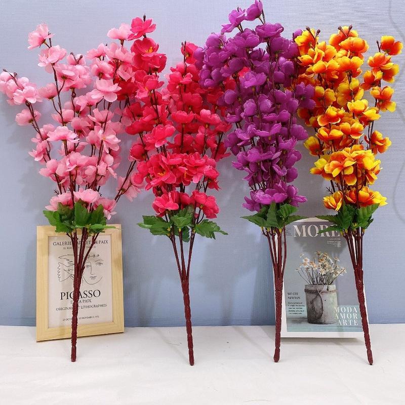  56cm Hoa Giả Hoa Anh đào Hoa Hồng Lụa Trang Trí Nhà Cửa Decor Phòng Ngủ Phòng Phụ Kiện Chụp ảnh 