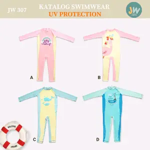(2-7th) Baju Renang Pakaian Renang Anak Swimsuit Karakter UV Series