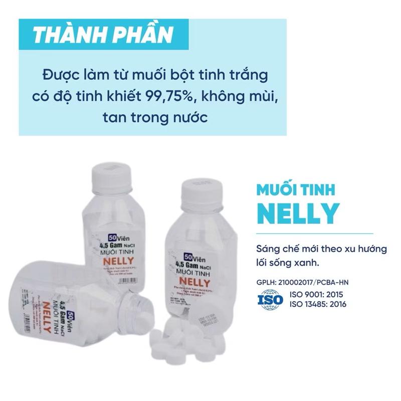 Product Introduction of HỘP 50 VIÊN MUỐI SINH LÝ TỰ PHA NELLY, DÙNG SÚC MIỆNG, RỬA MŨI, SÁT KHUẨN 16