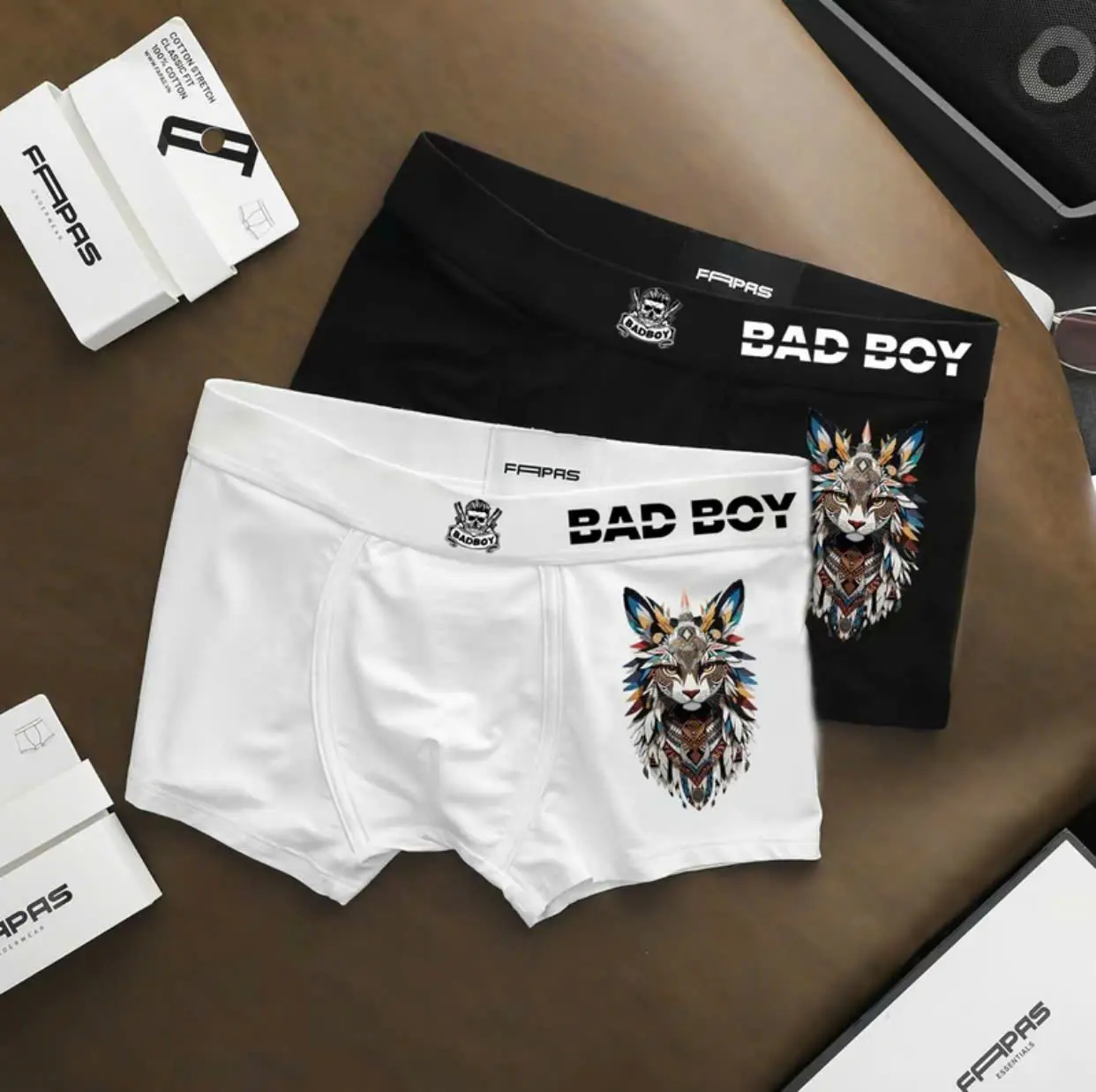 Combo 5 - 10 Quần Sịp Đùi BADBOY Cao Cấp Cho Nam Quần Sịp Boxer Chất Thun Lạnh Cao Thành Loại 1, Quần Lót Nam Menswear