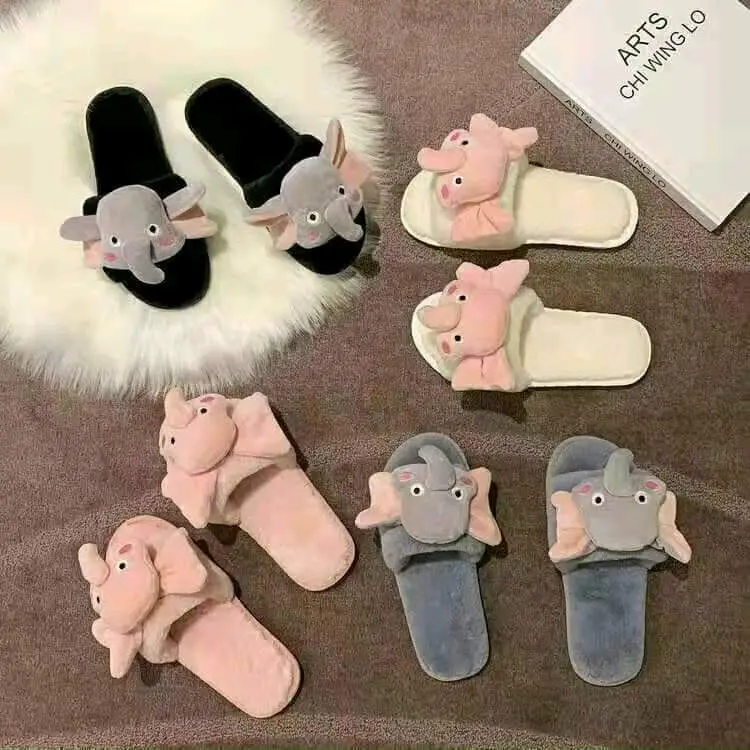 dép lông hình voi