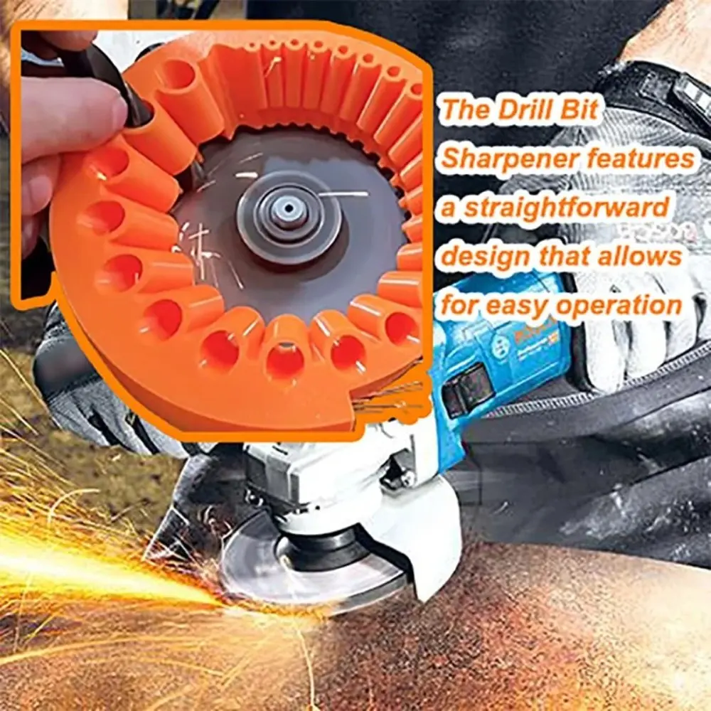 Durable and Reliable High-performance Drill Bit Sharpener Precise Efficient Electric Drill Bit Grinding Thickened 2 To 13mm Drill Bit Power Grinding Attachment Drill Bit Grinding Machine