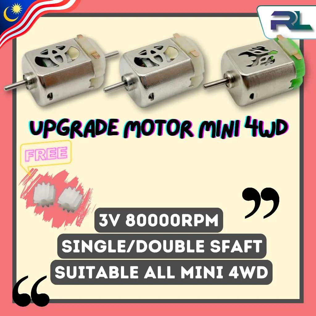 Upgrade Motor high speed engine Single & double shaft mini 4WD Tamiya Daxing mowang