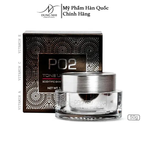 Kem váng sữa PO2 Tone Up Cream 50g dưỡng trắng, cấp ẩm, làm đều màu da