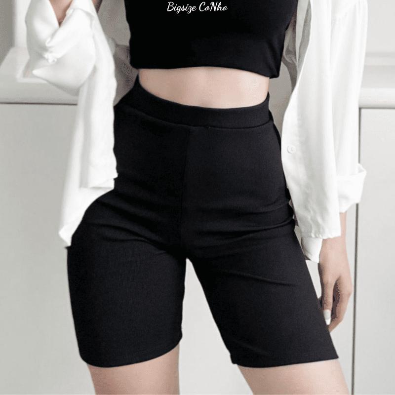 Quần legging bigsize Nữ dáng ngố chất poly mềm mịn - QOM