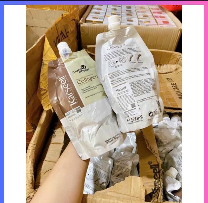 DẦU HẤP Ủ TÓC COMBO 3 Bich Dầu Hấp Ủ Tóc Karseell Collagen 500ml Nuôi Dưỡng Phục Hồi Mái Tóc 3