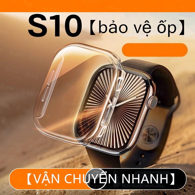 Ốp kèm kính cường lực bảo vệ đồng hồ thông minh dành cho apple watch series 10…