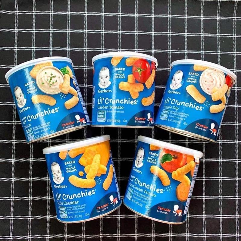 Bánh Ăn Dặm Trẻ Em Gerber Lùn Nhiều Vị Cho Bé