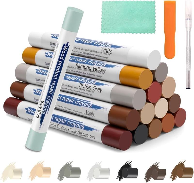 16+4P Filler Sticks with 1P Box, 1P , 1P Scraper and 1P Rag, 16 Color ...