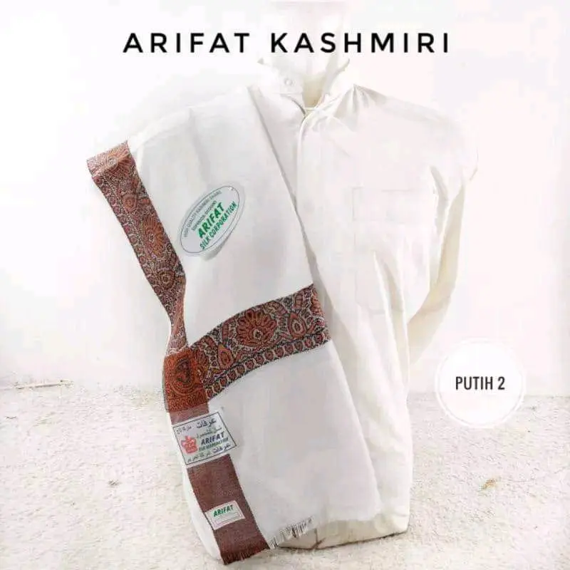 Sorban Kasmiri Arifat Sorban India Surban Panjang Sorban Habaib Sorban Imamah Ukuran Jumbo Coklat Emas Pria Hitam Syal Dewasa premium arab style