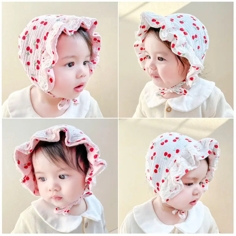 Topi Bayi Perempuan - Topi Anak Renda - Topi Bayi Lucu 0