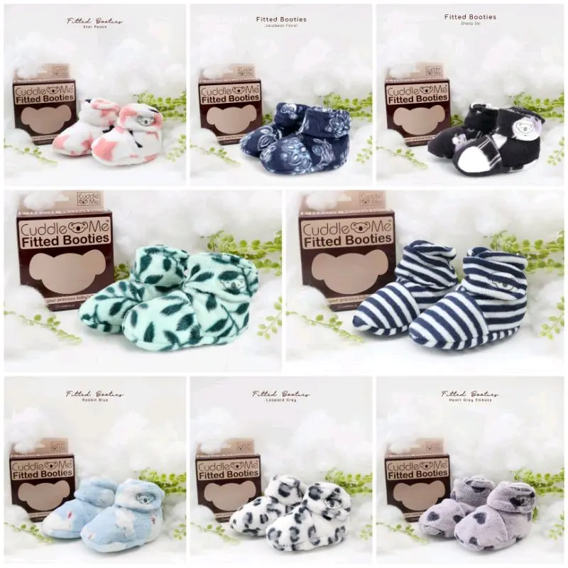 B3101 Cuddle Me Sepatu Fitted Booties Cuddleme me Prewalker Boot bayi