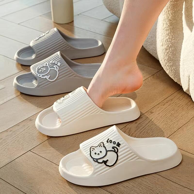 Product Introduction of Dép Lê Mùa Hè, Dép Đi Trong Nhà Phòng Tắm, Đế Bằng, Chống Trượt, Thiết Kế Hoạt Hình Gấu, Thích Hợp Đi Biển, Dép Nữ, Dép, Dép, Thích Hợp Sử Dụng Trong Nhà Và Ngoài Trời, 2023 DéP Slipper Women Có Quai Hoa 8