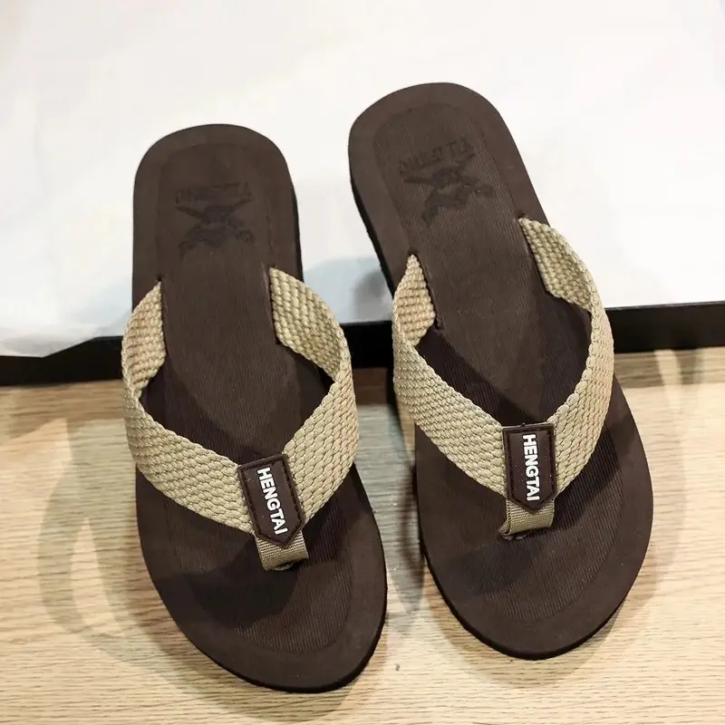 Fashion Men Flip Flops Beach Slippers Sandals Non-Slip Home Chanclas Slipper Indoor House Anti-Slip Zapatos Hombre Shoes Slide Boy Footwear