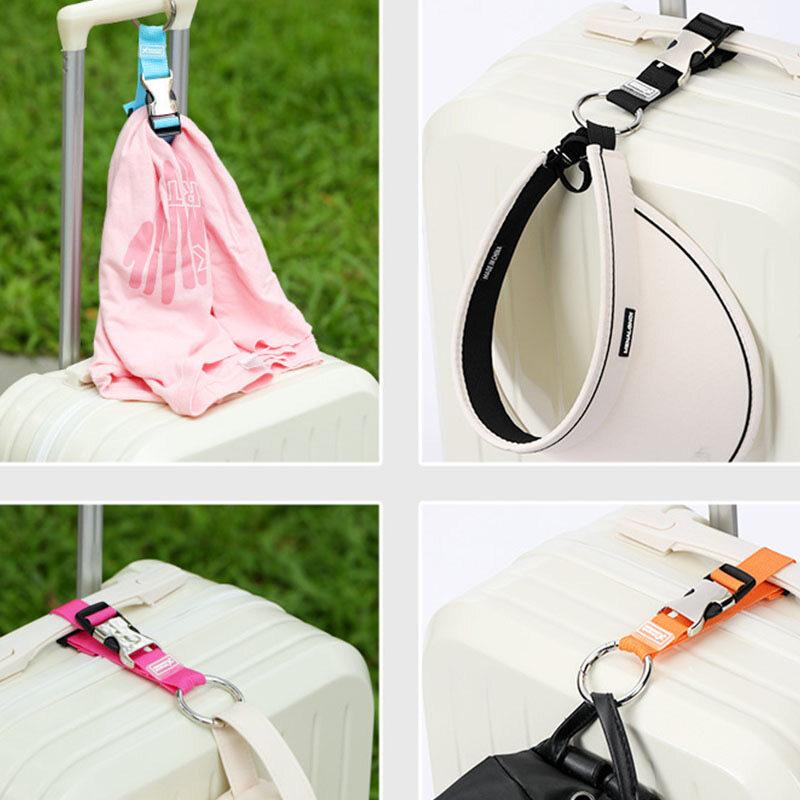 Heavy Duty Luggage Hanger Hook Adjustable Suitcase Hook Straps Portable Carrying Clips Luggage Accessories Buckle 5