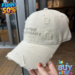 หมวกเบสบอลสำหรับผู้หญิง ดีไซน์เป็นทุกข์ ปักตัวอักษร ผ้าฝ้ายซักได้ หมวกปากเป็ด กระชับสัดส่วนใบหน้า ปีกขยายและขยาย นุ่ม หมวกกันแดด ดีไซน์สวย สำหรับผู้ชายและผู้หญิง ปี 2025 พร้อมสต็อก