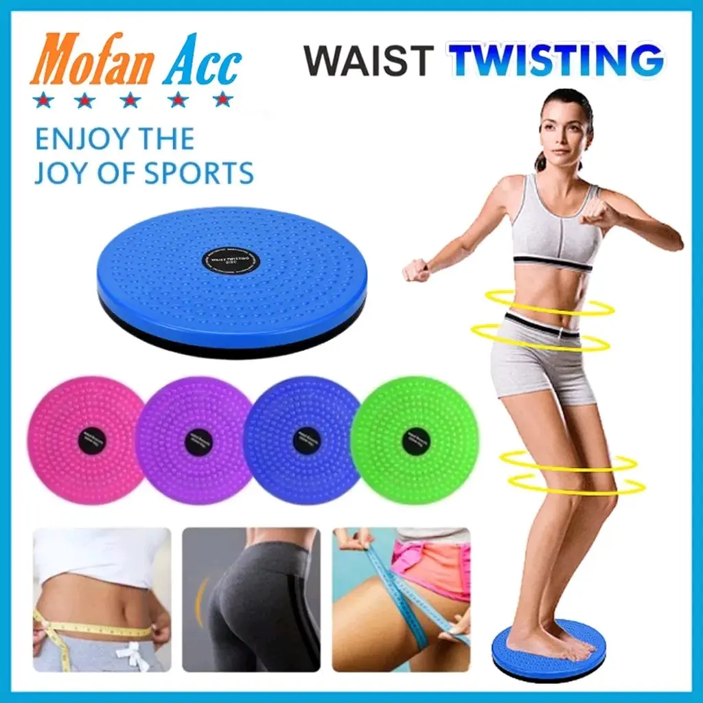Piring senam waist twisting alat olah raga pengecil perut paha Olahraga