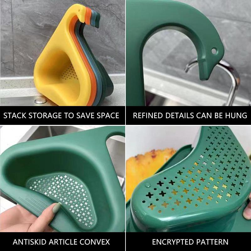 Product Introduction of Multifunctional Hanging Filter Rack and Drain Rack for Kitchen Kitchen Sink Leftover Soup Filter Rack 2