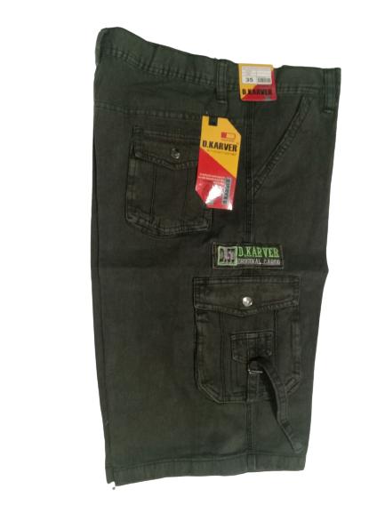 Celana Cargo Pendek Pria Bawah Lutut Cargo Pendek Jumbo Bahan Soft Jeans  Big Size 28 Sampai 45 4