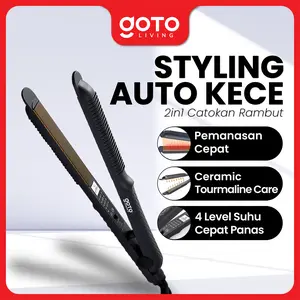 Goto [COD] Swift Hair Straightener Catokan Rambut 2in1 Catok Keriting Lurus