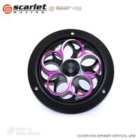 Gambar Scarlet Racing - Cover Fan Spinner Penutup Kipas Motor Round Line dan Vertical Line - Round Line, Black dari scarletracingindonesia Kota Administrasi Jakarta Utara 5 Tokopedia