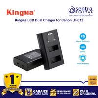 Gambar Kingma LCD Dual Charger for Canon LP-E12 ( EOS M100 M200 M50 M50 II 100D ) dari Sentra Digital Kota Surabaya 1 Tokopedia