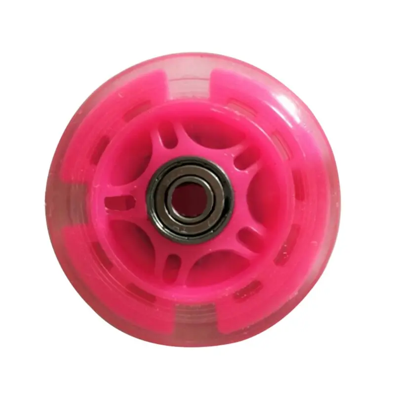 Yixing Children Scooter Wheels Flashing Lighting Wheels Suitable For Children Scooter Car Toy Wheels Flashing Wheel 80mm 120mm