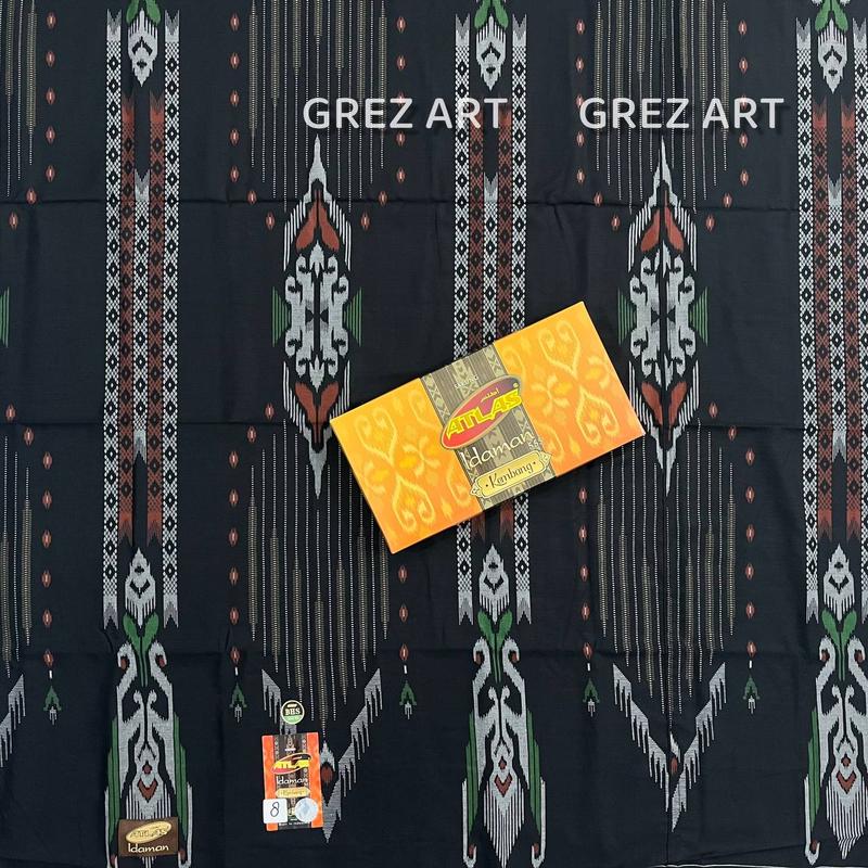 Product Introduction of Sarung Atlas Idaman Kembang - Motif BHS Hitam Batik 31