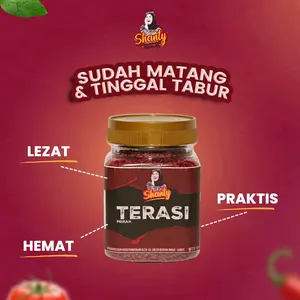 terasi merah tabur teh shanty