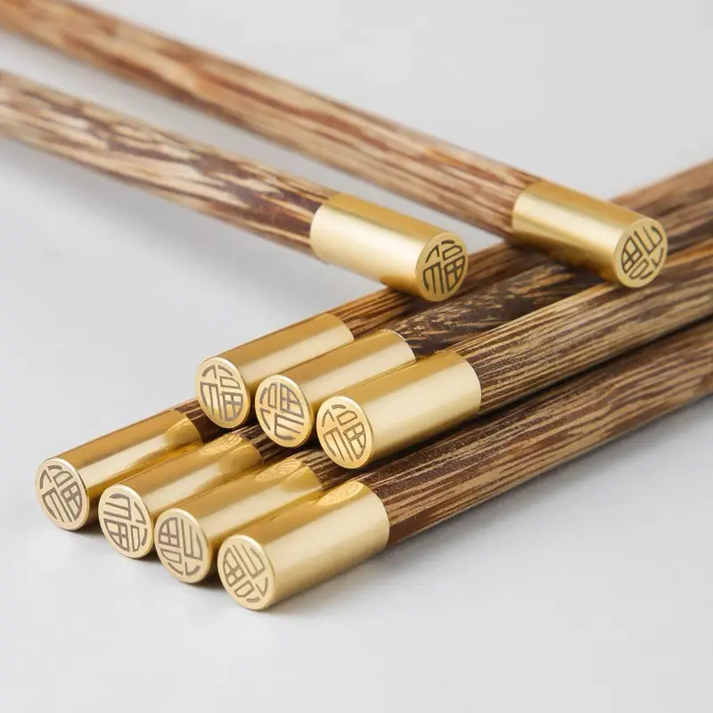 Đũa Gỗ Jinfu, đũa gỗ cánh gà  phong cách Nhật Bản, sử dụng cho gia đình, nhà hàng, khách sạn 3