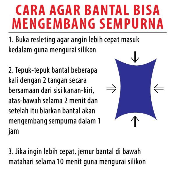 PAKET 40 Ribu Dapat Bantal Guling Tidur Hotel - Isi Silicon 100% Murni Tanpa Campuran 5