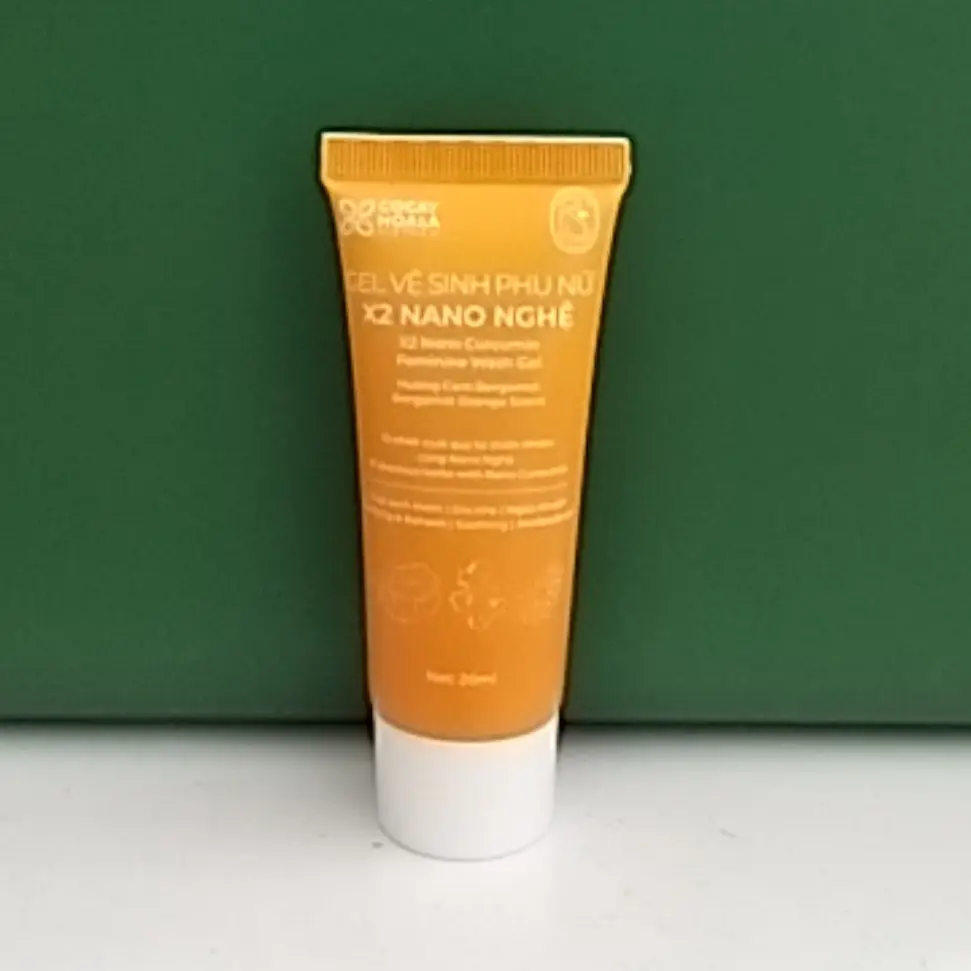 Dung dịch Vệ Sinh Phụ Nữ Gel Vệ sinh X2 Nano Nghệ - Cỏ cây hoa lá 20ml