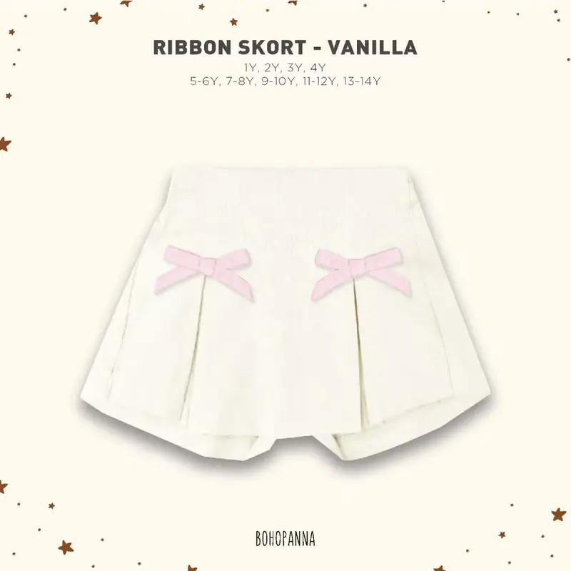 LITTLE BARI - Bohopanna - Ribbon Skort - Rok Anak Perempuan 2