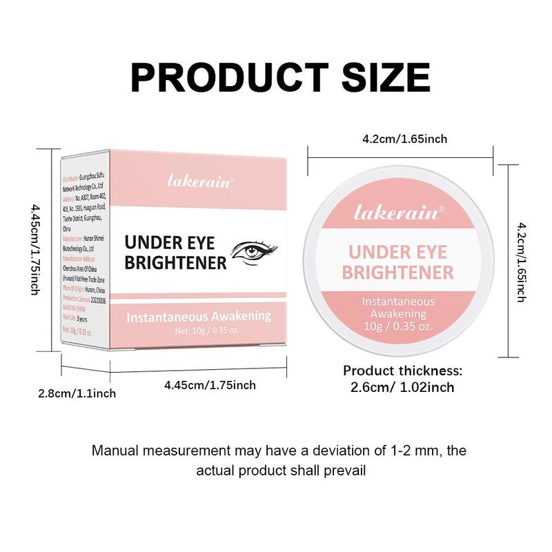 Under Eye Brightener, 2 Counts Moisturizing Eye Cream, Eye Care Product for Women & Men, Daily Skincare Product for Daily Use, Mother's Day Gift 3