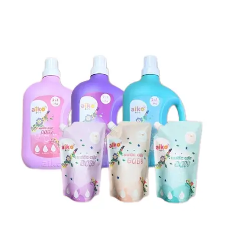 [Mua 1 tặng 1] Nước giặt xả Aiko 2in1 cho bé - Can 3 Lít   [Mua 1 can tặng 1 thêm túi 600ml] 8