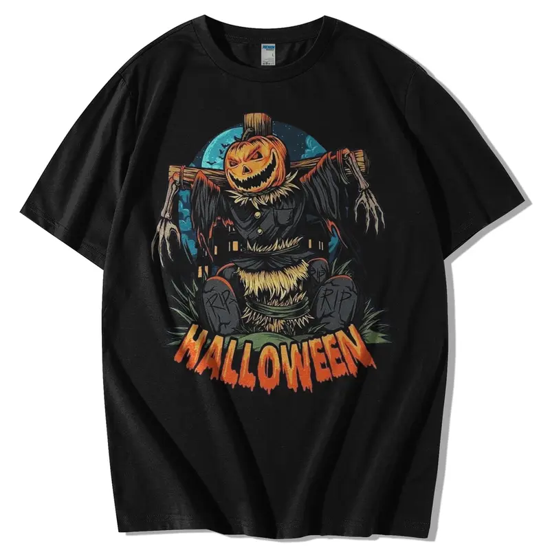 TSHIRT PUMPKIN HALLOWEEN / KAOS MUKA LABU HELLOWEEN / Kaos Halloween Hantu Original Cotton Combed 24S 5