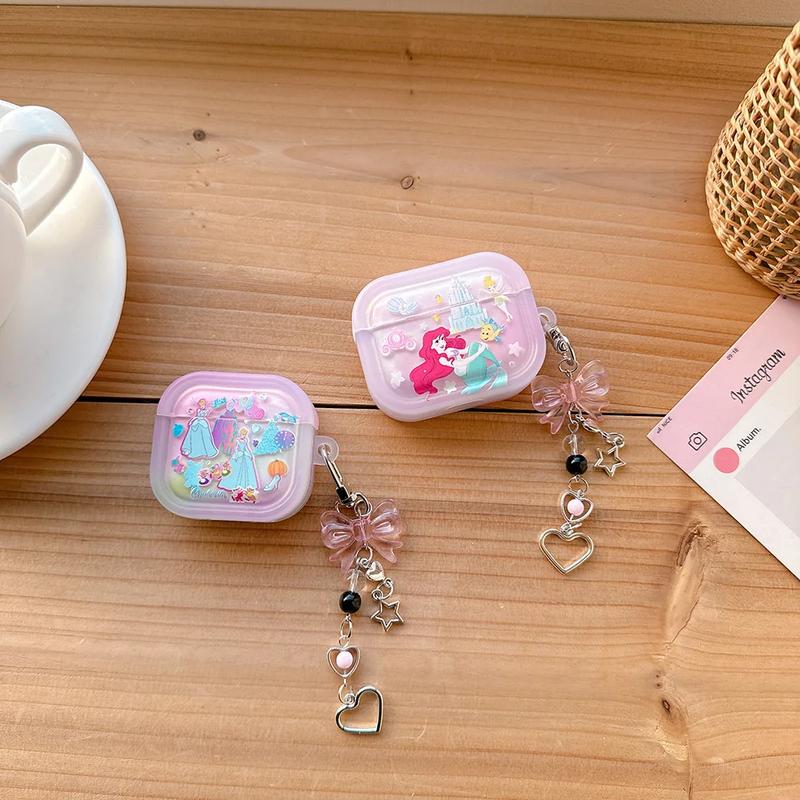 Product Introduction of Cute Cartoon Disney Snow White Alice Mickey Mouse Labubu Earphone Case For Airpods 4 1 2 3 Pro 2 Protective Soft TPU Cover 12