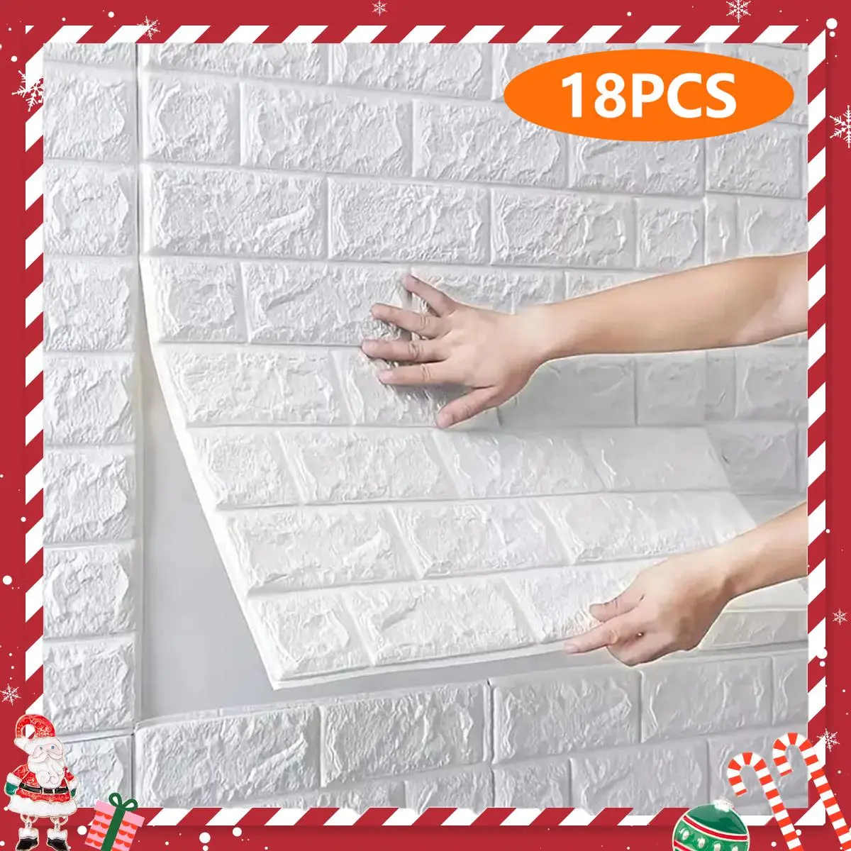 6pcs/18pcs 3D Marble Texturing Peel & Stick Tile, Solid Color Vintage Background Decorative Wallpaper For Home Kitchen Living Room, Room Decor, Design, Interior, Wall, Decor, Home