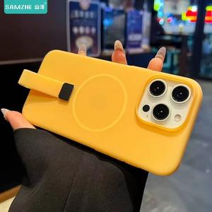 Ốp iPhone 16 Pro Max, Tương Thích Với Jelly Nhẫn Mỏng, Từ Tính, Với Đuôi, Dây Đeo Dây Buộc, T3B133-02