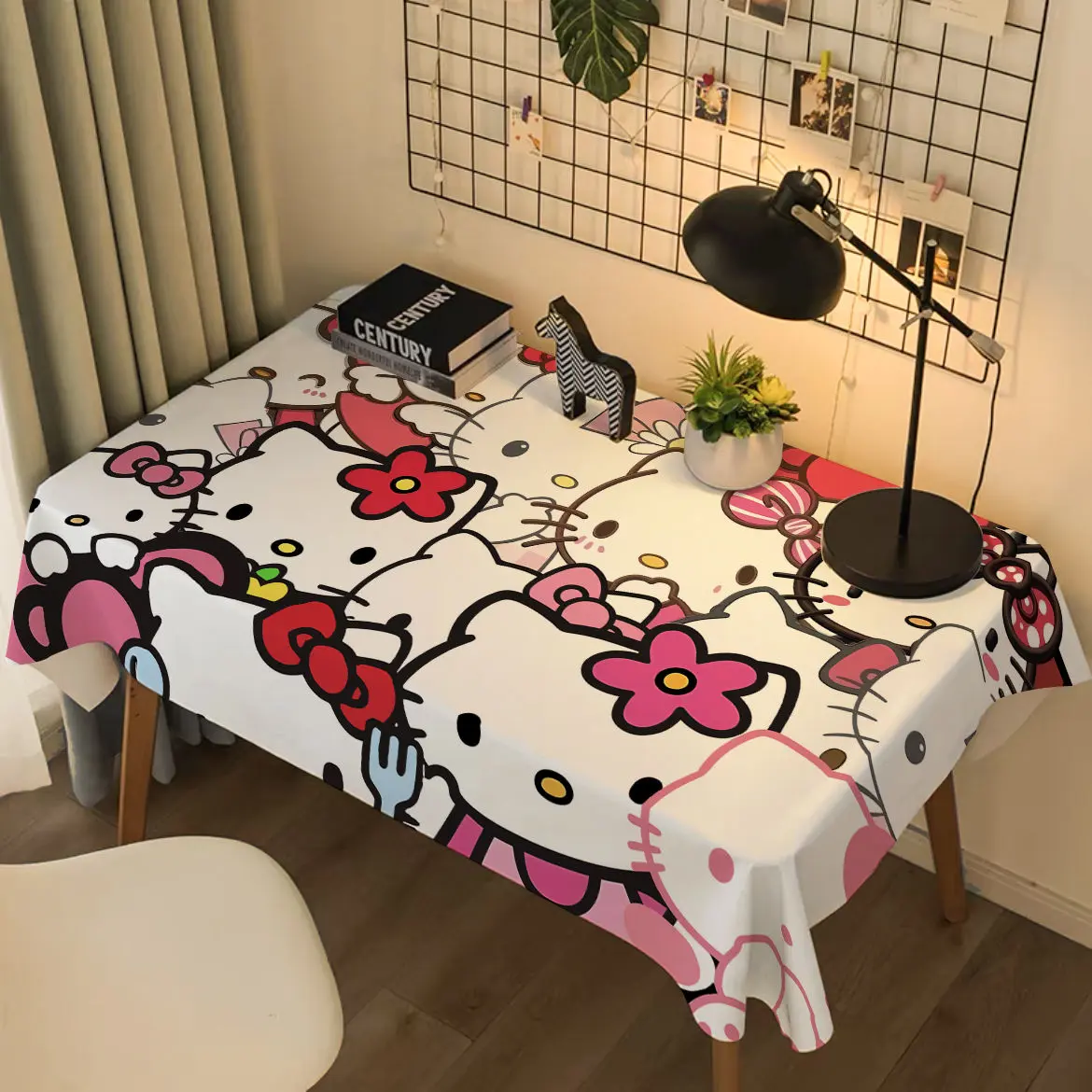 Table mat decorative cover cloth table cloth tea table cloth Sanrio tablecloth cartoon girlish dormitory Clow m