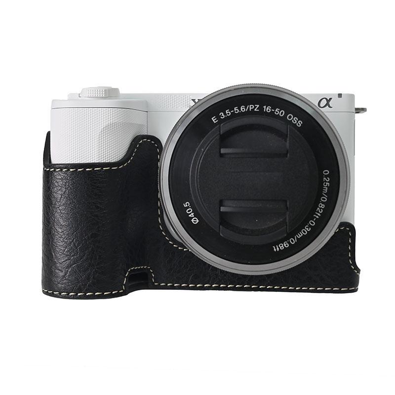 Product Introduction of PU Leather Camera Case For Sony ZVE10 II Half Body Cover With strap For Sony ZVE10 II ZVE10 Mark ii ZV-E10 II 19