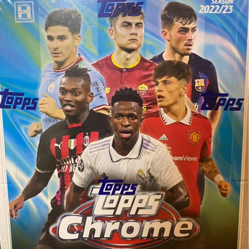 แบ่ง 1 Spot 1 ซอง กล่องสะสมการ์ดฟุตบอล HOBBY Topps chrome 2022-2023
