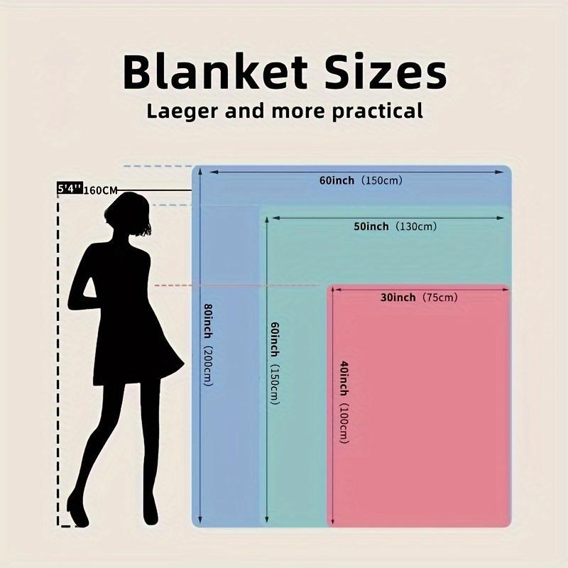 Christmas Themed Blanket, Soft Warm Throw Blanket, Air-conditioned Room Blanket, Warm Nap Blanket for Home & Office & Travel 1