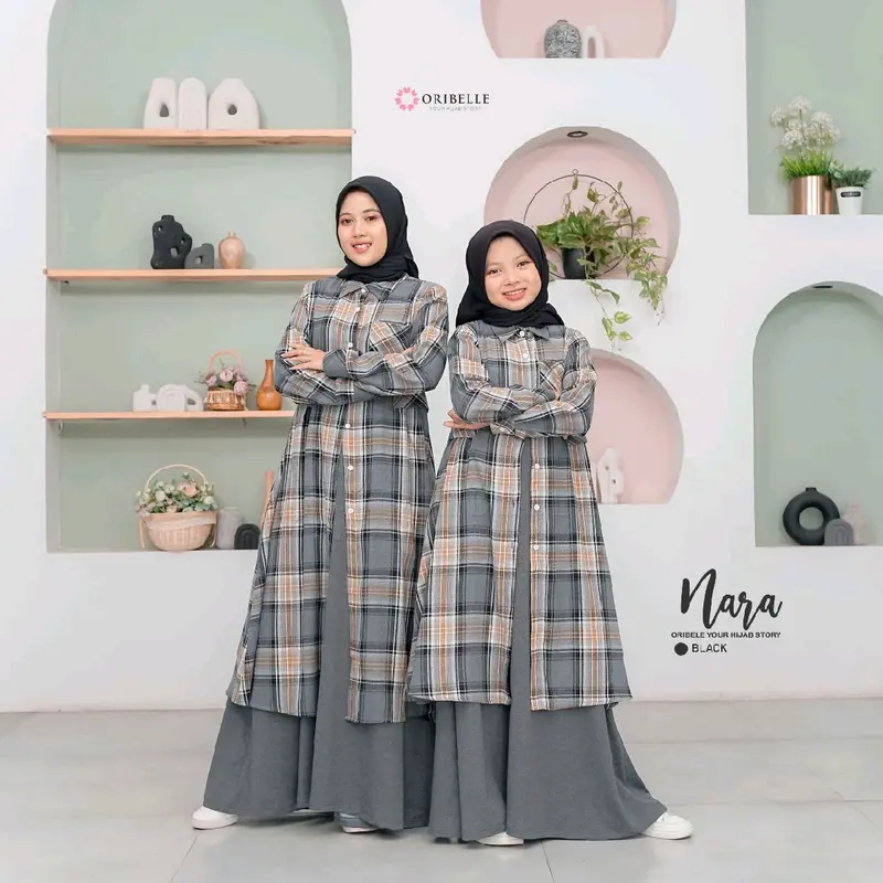 NARA BY ORIBELLE One Set Tunik + Inner Dress 5