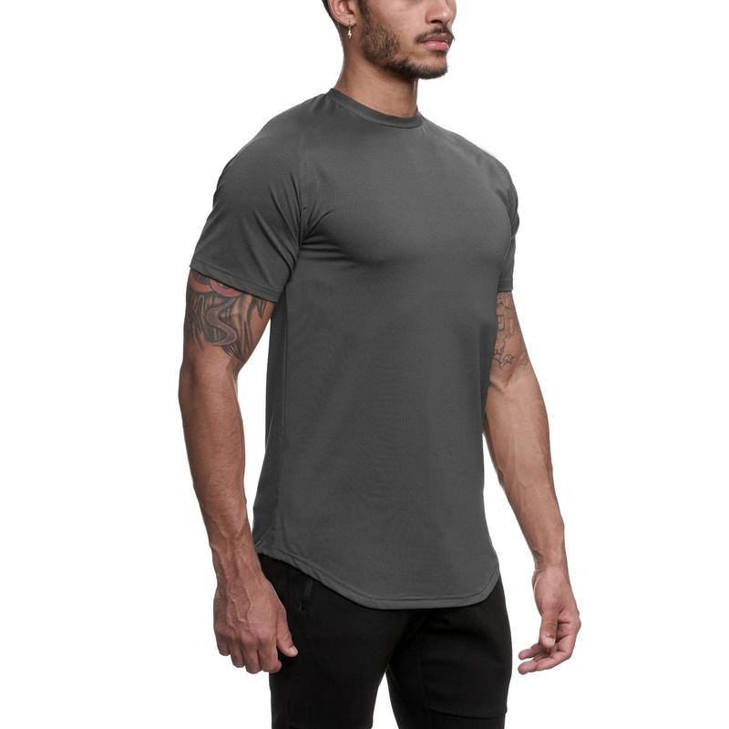 Product Introduction of T-Shirt Summer Sports Fitness Short Sleeve Men'S Quick Dry Training T-Shirt 13