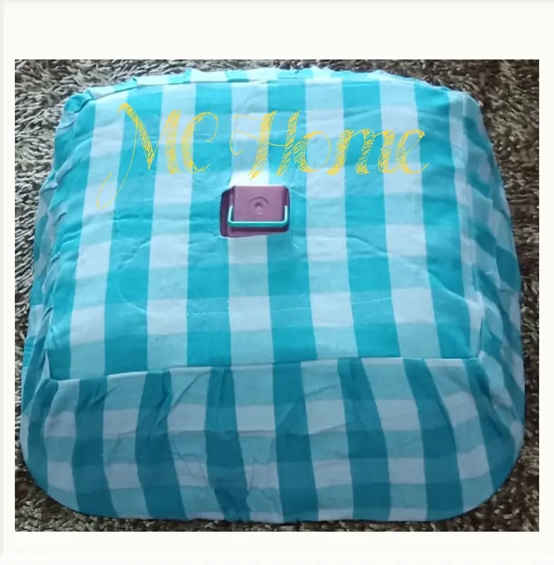 Tudung saji / sarung saji motif kotak-kotak Tenun 0