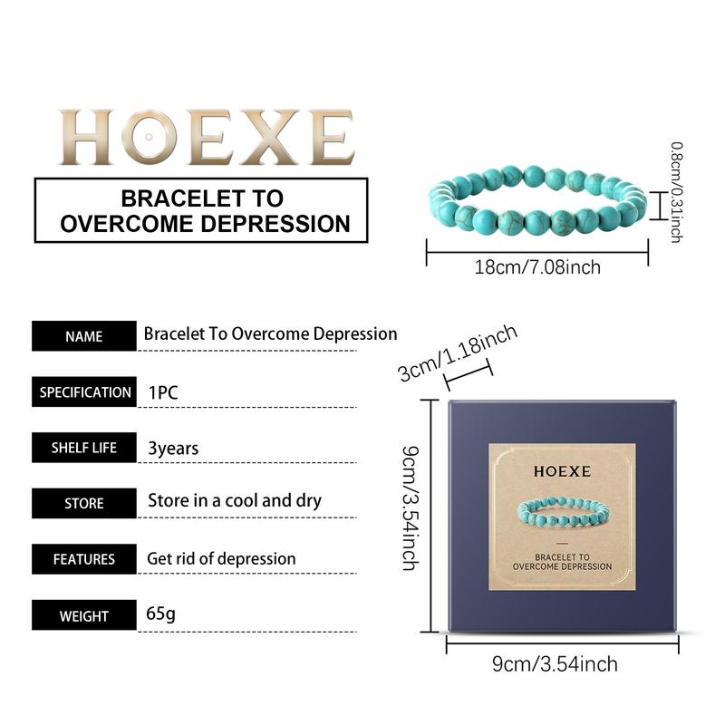 Product Introduction of Blue Turquoise Bracelet Personality Simple Elegant Versatile Fashion Accessory Hand Decoration Portable Bracelet 0